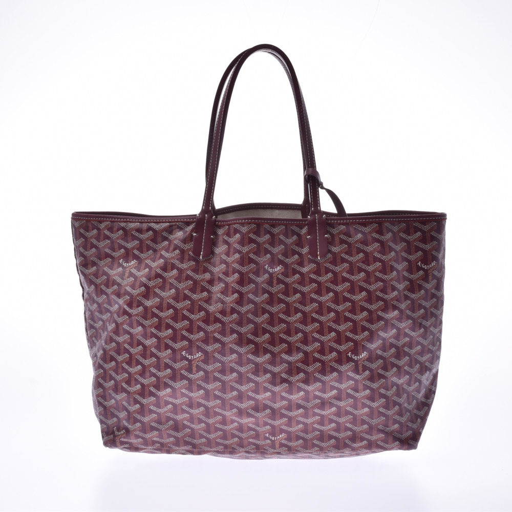 GOYARD Saint Louis Bordeaux Purple Tote Bag